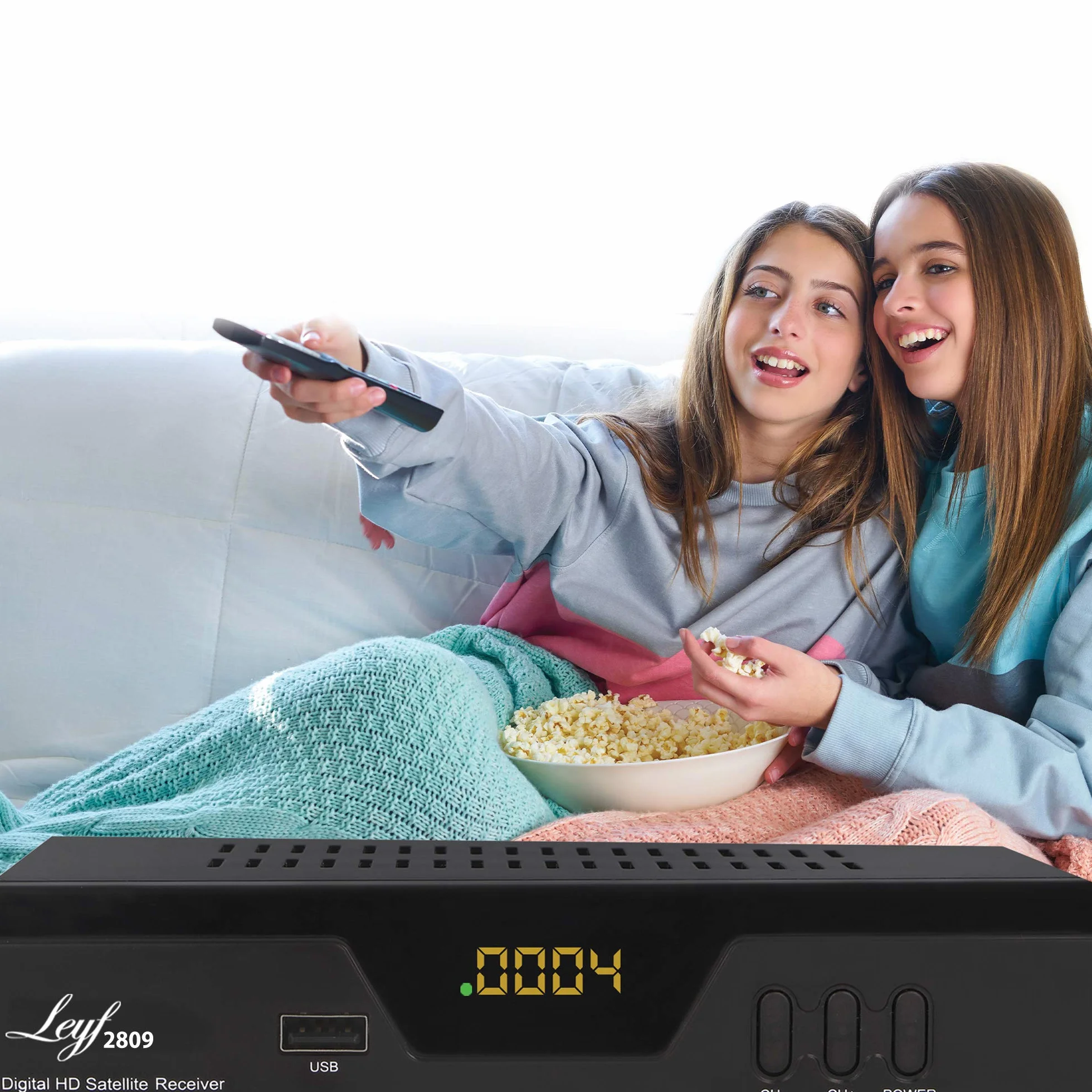 Leyf 2809 Récepteur Satellite numérique HDTV DVB-S/S2 HDMI Full HD 1080p