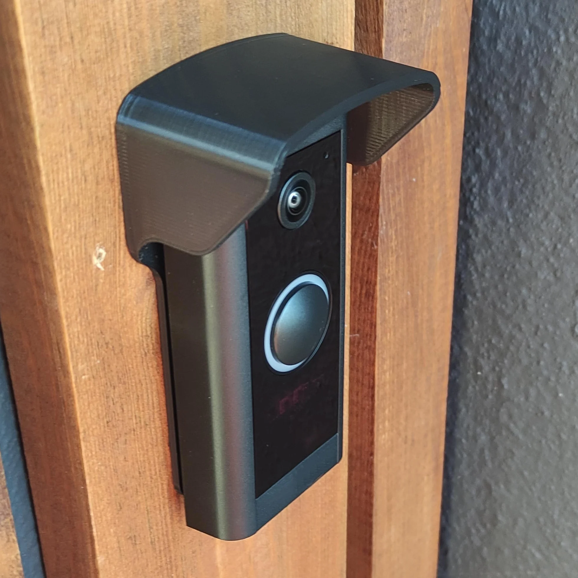 Housse de Pluie Compatible avec Sonnette vidéo Filaire (Video Doorbell Wired) | pour protéger Contre la Pluie, Le Soleil, Durable et résistante aux intempéries Pas de perçage nécessaire