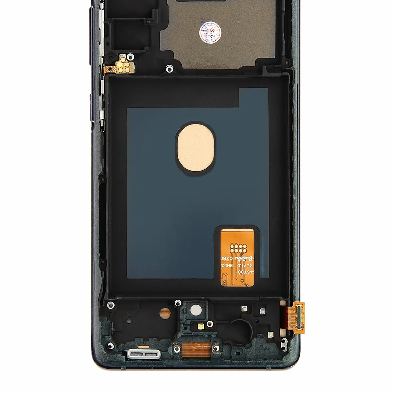 It'Go OLED Full HD Display for Samsung S20 FE G780 G781 OLED with Fingerprint LCD Screen Replacement Touchscreen with Tool Blue with Frame High Quality
