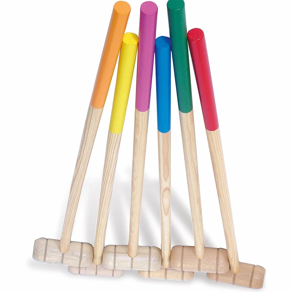 Vilac Jeu de Croquet 4 Joueurs Plein Air Enfants 5 Ans+