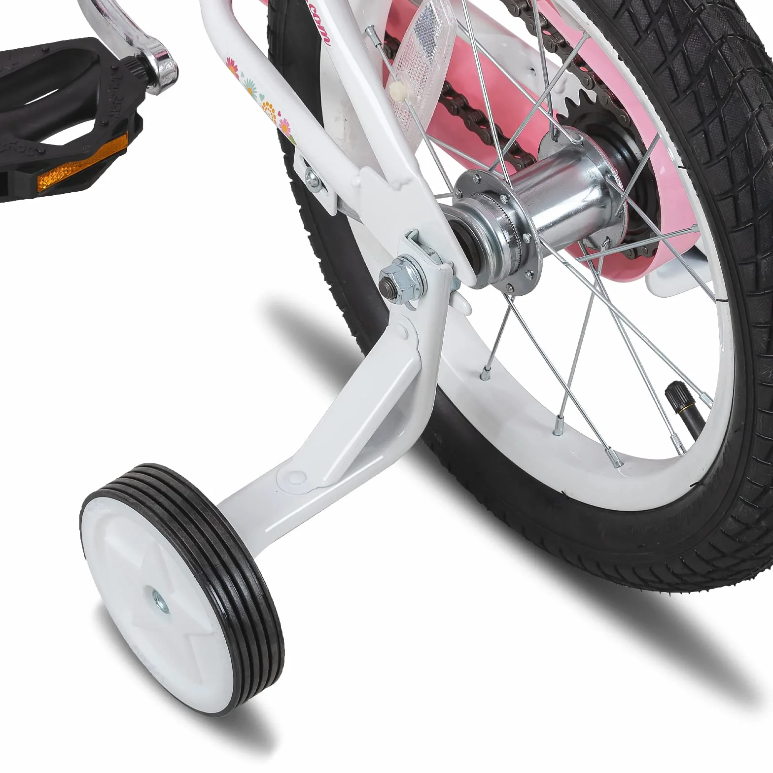 JOYSTAR Little Daisy 12/14/16 Pouces vélo pour Filles 2-7 Ans avec Stabilisateur et Panier