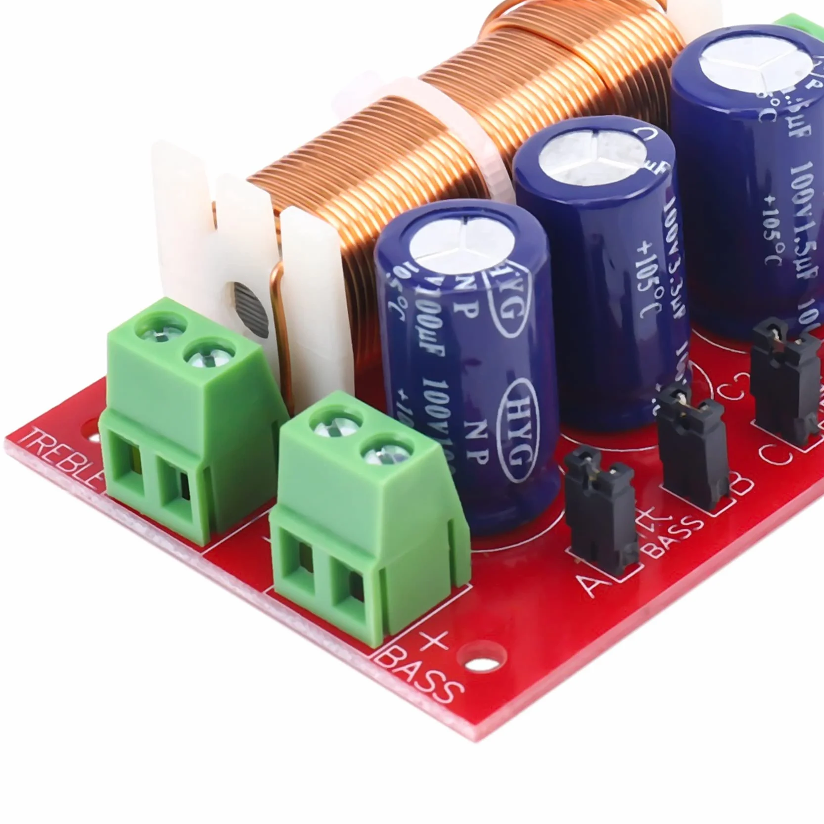 Lot de 3 haut-parleurs 400 W - Doubles - 2 voies - Hautes et basses - 4-16 ohms