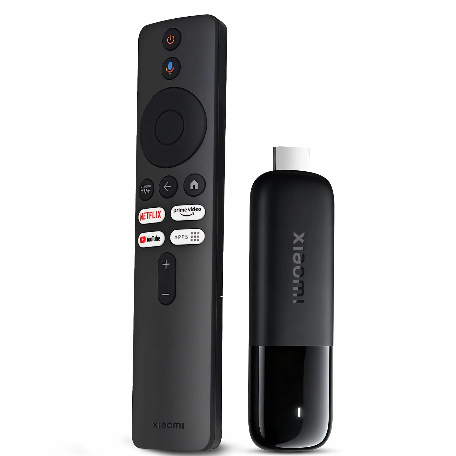 Xiaomi TV Stick 4K (2nd Gen), Clé de Streaming Mi Google TV Compatible avec Google Cast, Télécommande Vocale, Prend en Charge Le Wi-FI 6, HDR10+, Dolby Vision, Dolby Atmos et DTS:X, Chaînes Gratuites