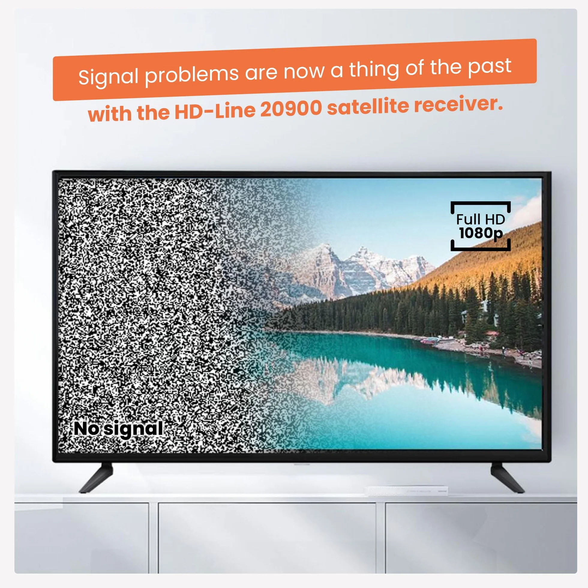 Hd-line 20900 Récepteur Satellite DVB-S2 Full HD 1080p HDMI SCART USB 2.0