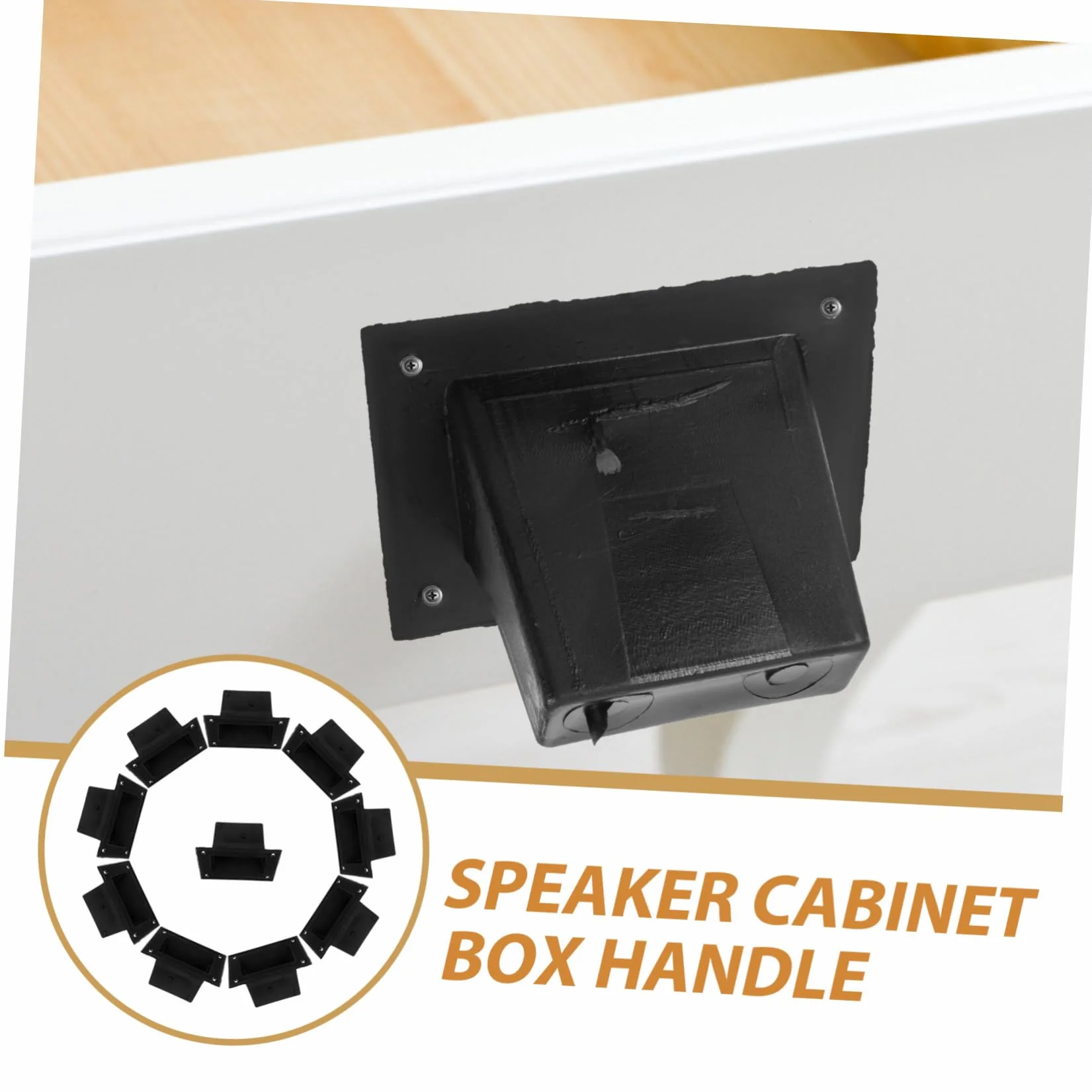 BESTonZON 10pièces Poignée Encastrable Pour Caisson De Haut-parleur De Accessoires De Scène Et Pratique Pour Événements