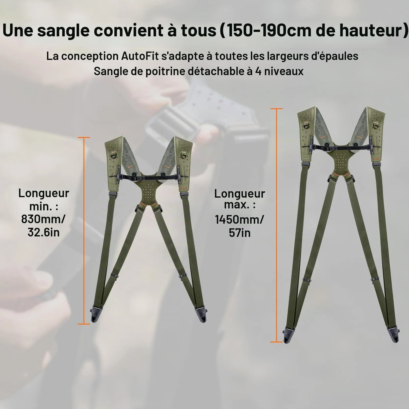 PGYTECH Sangle Appareil Photo Master, Harnais Double Épaule en Cuir pour 3 Caméras, Harnais d'Appareil Photo pour Photographes Professionnels, Sports/Faune/Mariage/Événements Sangles d'Appareil Photo