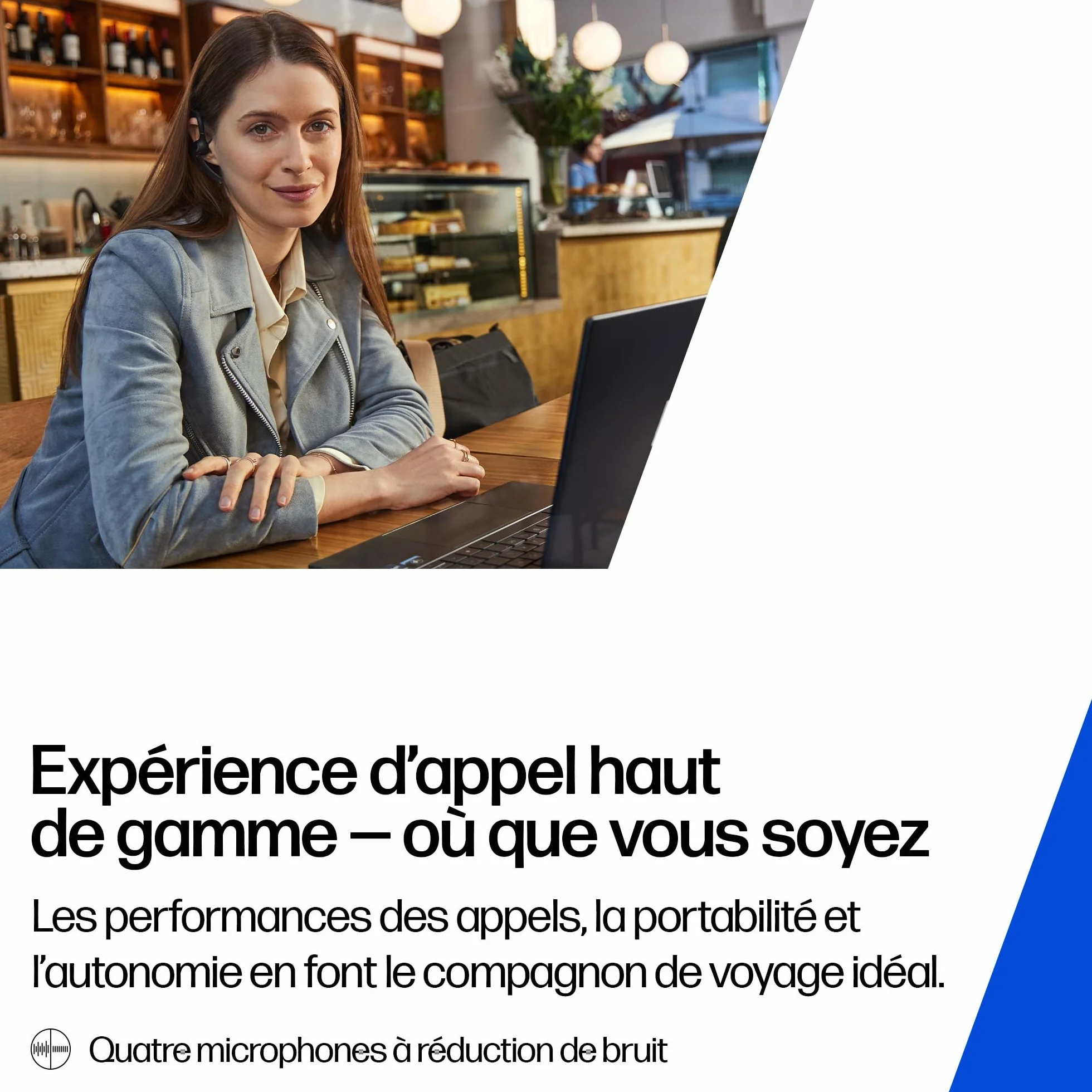 Poly Voyager Legend 50 Casque Customer Special 1 - Casque Bluetooth Simple avec Micro antibruit - Design Ergonomique - Commandes vocales - Léger - Connexion au Mobile/Tablette Via Bluetooth - Noir