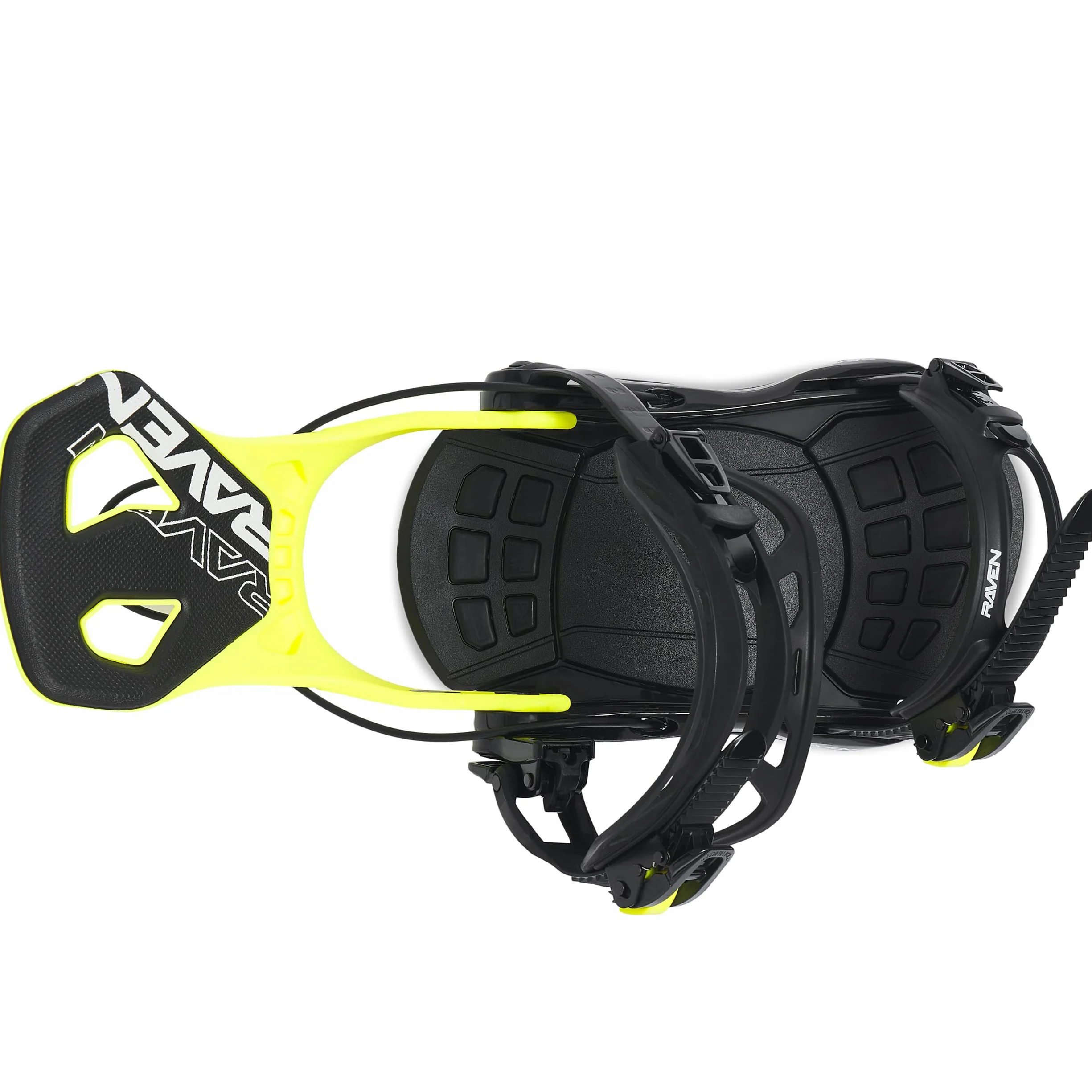 Raven Fixation de Snowboard Enfant FTM450 Noir Lime 41-44