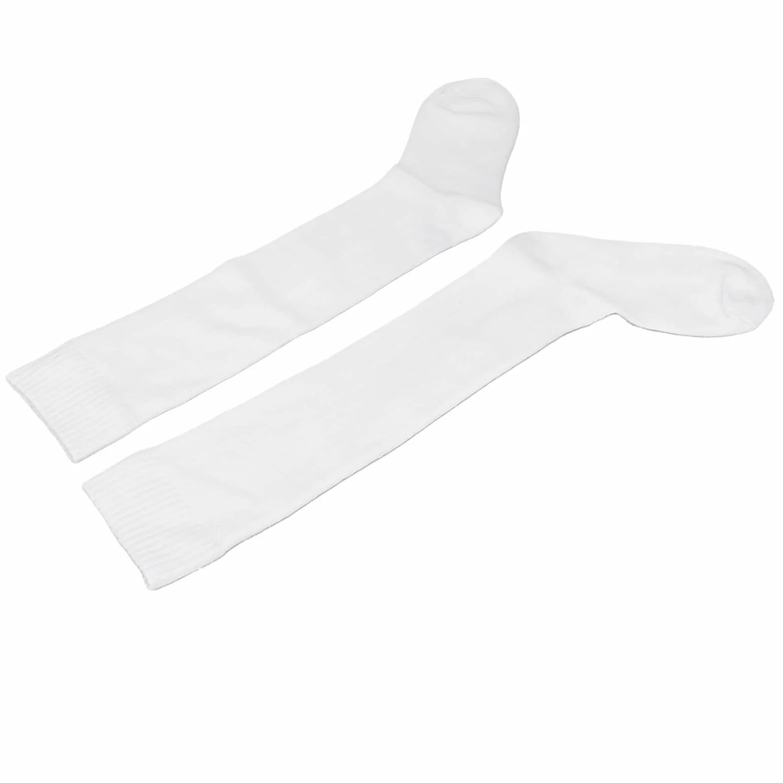 Chaussettes d'escrime Respirantes en Coton Ock Blanches pour Entraînement (M)