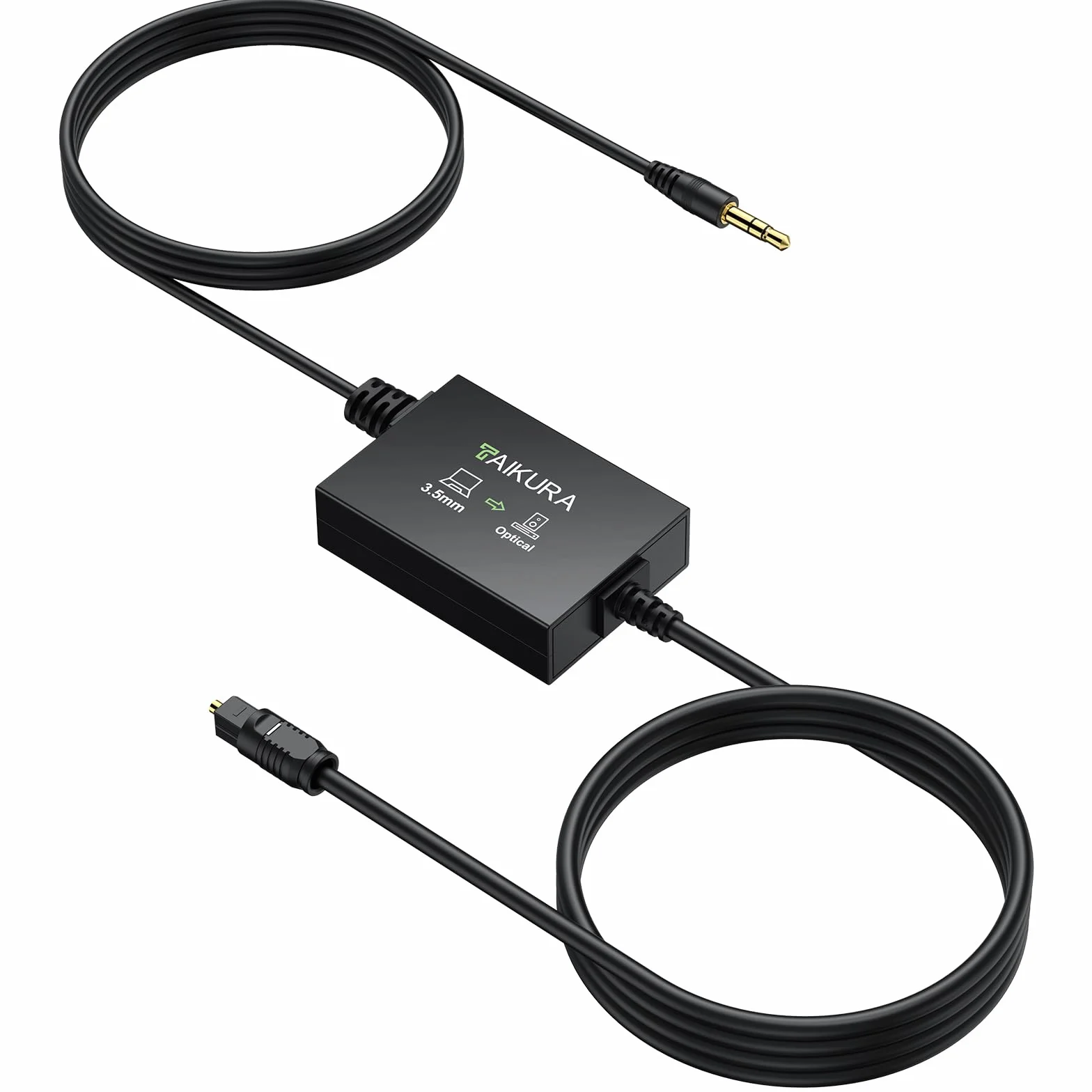 Câble convertisseur audio analogique vers numérique 3.5mm optique 1m 1.2m Plug and Play