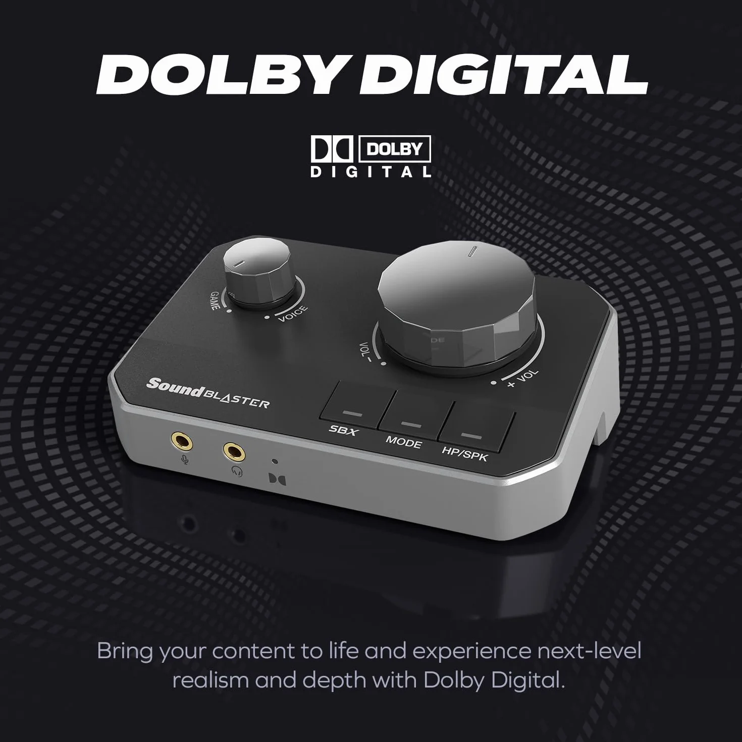 Sound Blaster G8 – DAC USB Gaming Hi-Res avec mixage Audio USB Double et Acoustic Engine entièrement Personnalisable et égaliseur à 10 Bandes.