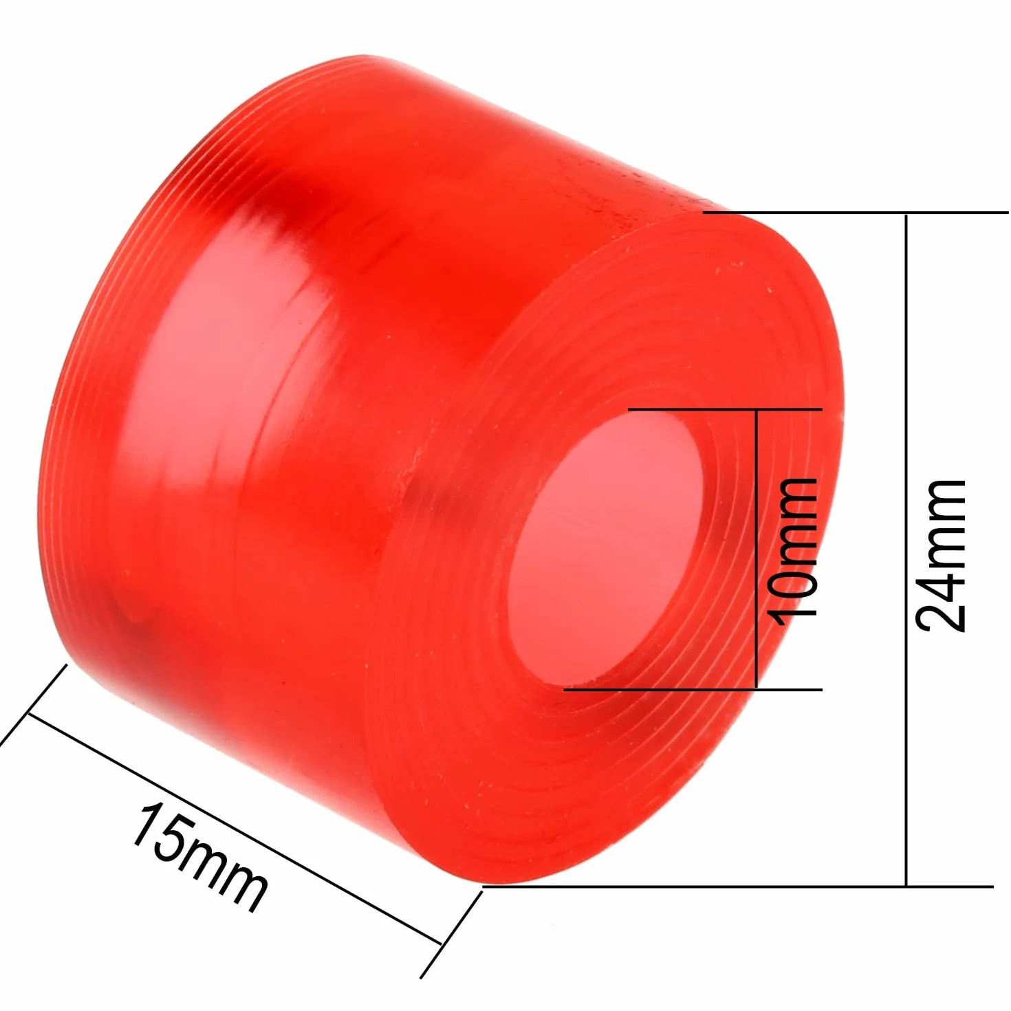 FunTomia Caoutchouc de guidon de skateboard dureté 85A 2X Bottom Bushing 2 Top Bushing 4 rondelles