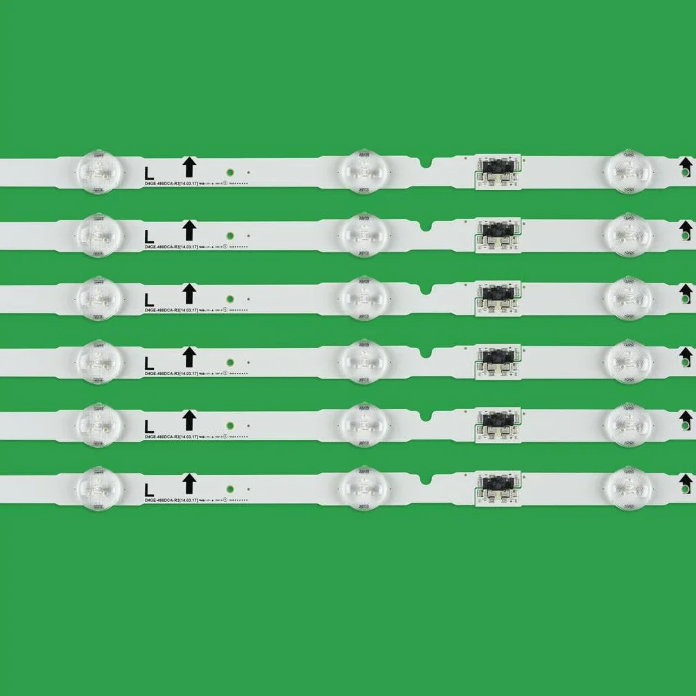 Jeu de Bandes de rétro-éclairage LED for Samsung TV UE48H6400 UE48H6200AK D4GE-480DCA-R3 D4GE-480DCB-R3