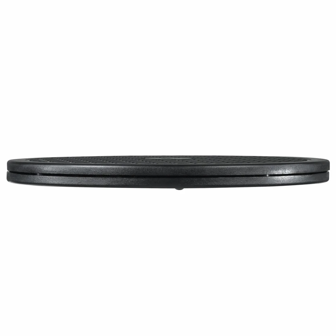 Hama Plateau Tournant Universel Hama 30cm (Plateau Rond Rotatif 360° Multifonction, Taille L, Supporte 80 kg, idéal pour TV, Enceintes, Ecrans, Plantes, Ustensiles de Cuisine, Modelisme) Noir