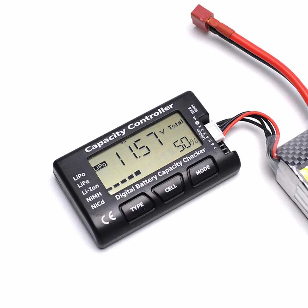 Testeur de capacité de Batterie numérique avec Écran LCD pour LiPo Li-ION NiMH Vie