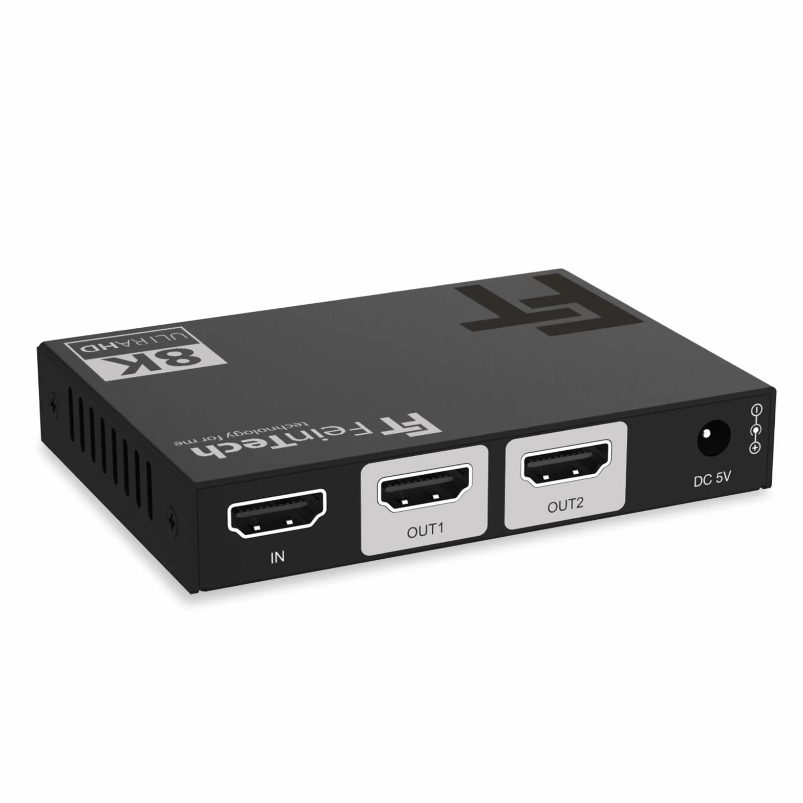 FeinTech Splitter HDMI 2.1 4K 120Hz 8K Downscaler SP210 1 in 2 Out