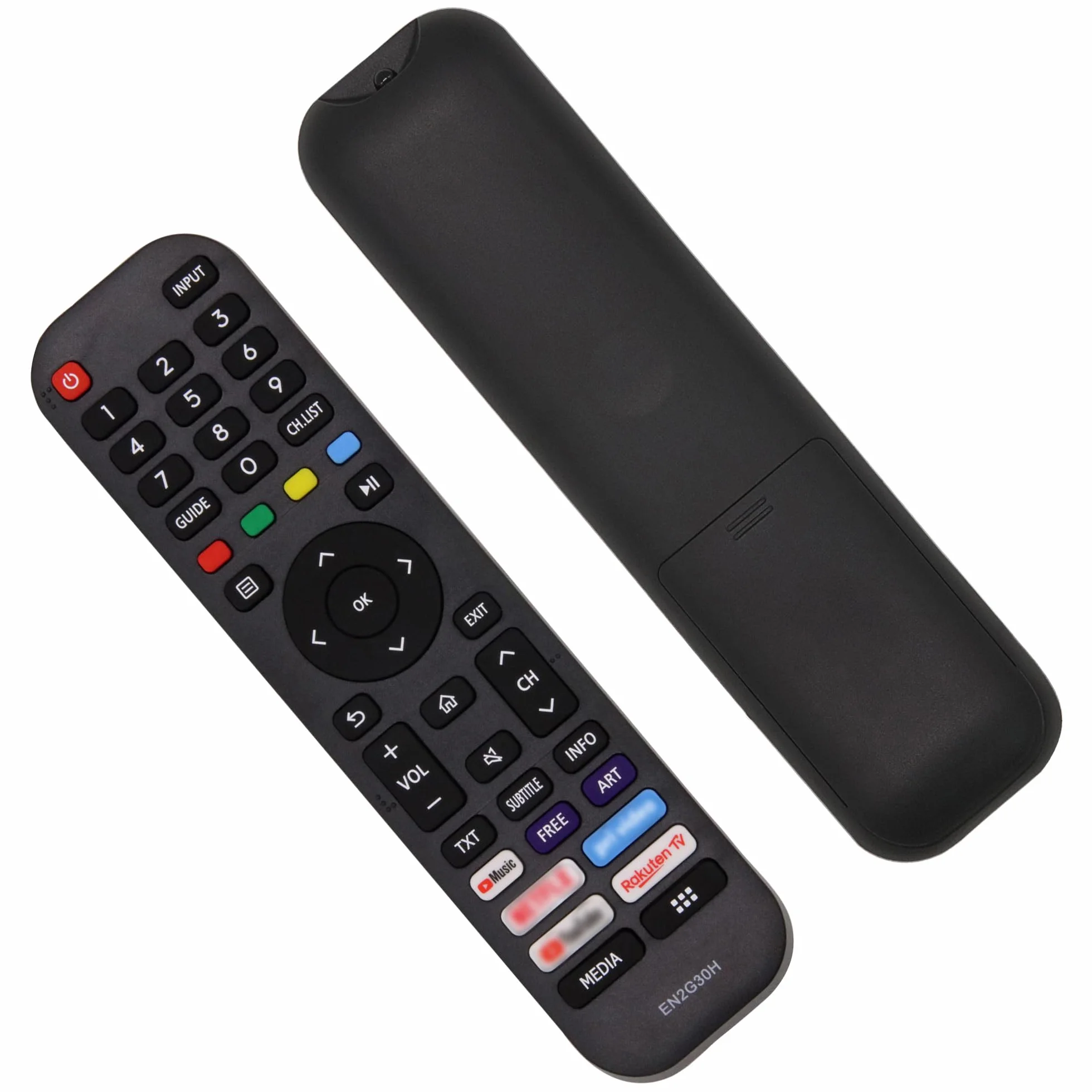 Nouvelle Riry - Remplacement de la télécommande Hisense EN2G30H pour la télévision Intelligente Hisense VIDAA LCD LED 4K UHD