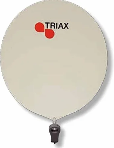 Parabole Fibre Triax DAP 910 90CM CRÈME Gain 39.7dB