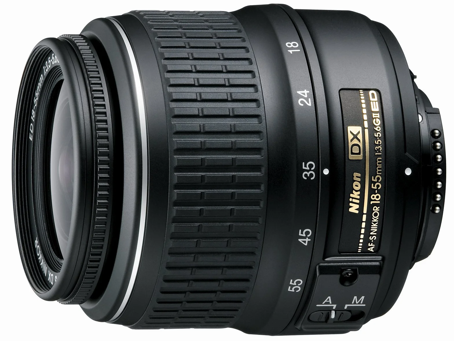 Nikon AF-S DX Zoom-Nikkor 18-55 mm 1:3.5-5.6G Ed II Objectif Noir (renouvelé)