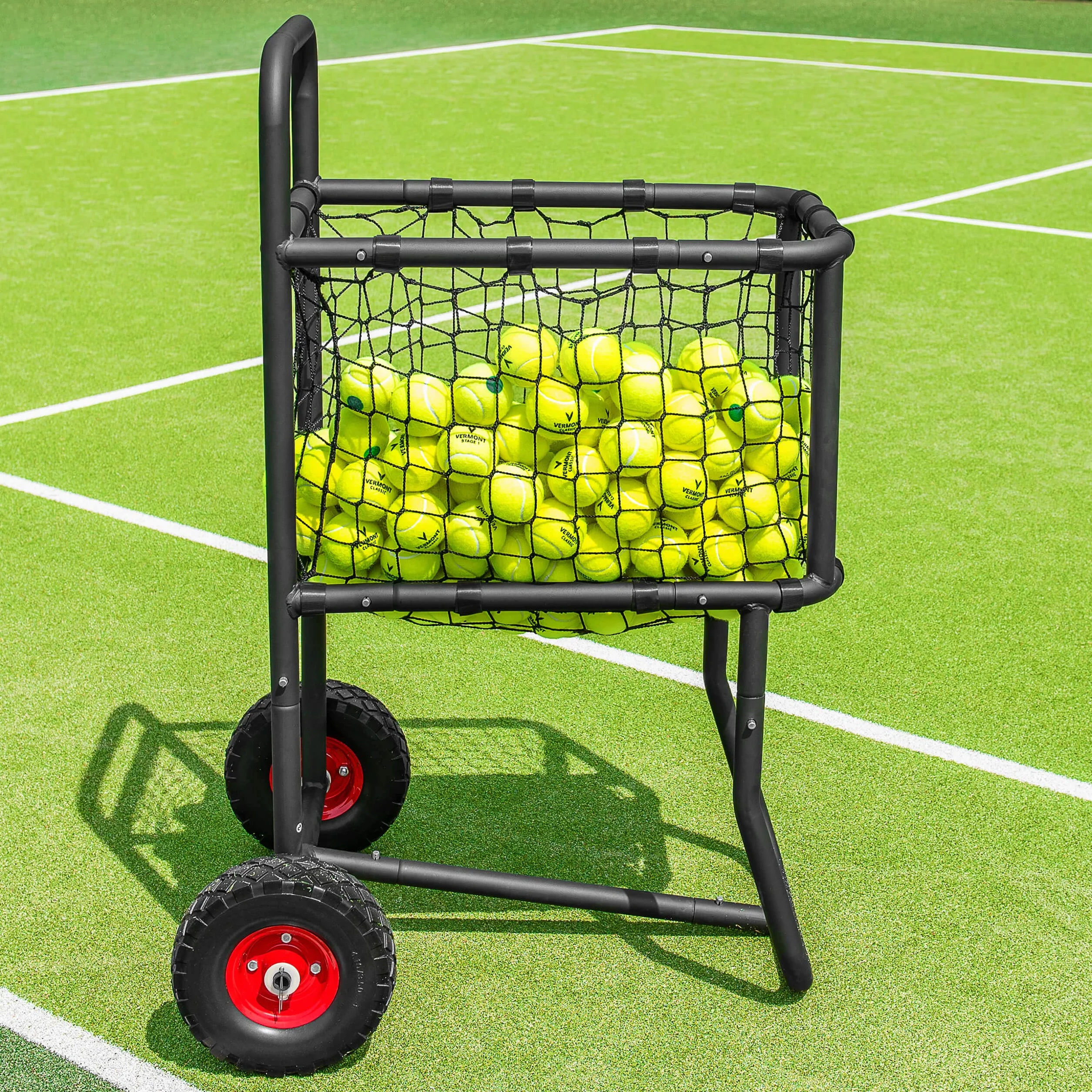 Vermont Chariot à Balles de Tennis Trolley Acier 300 Balles