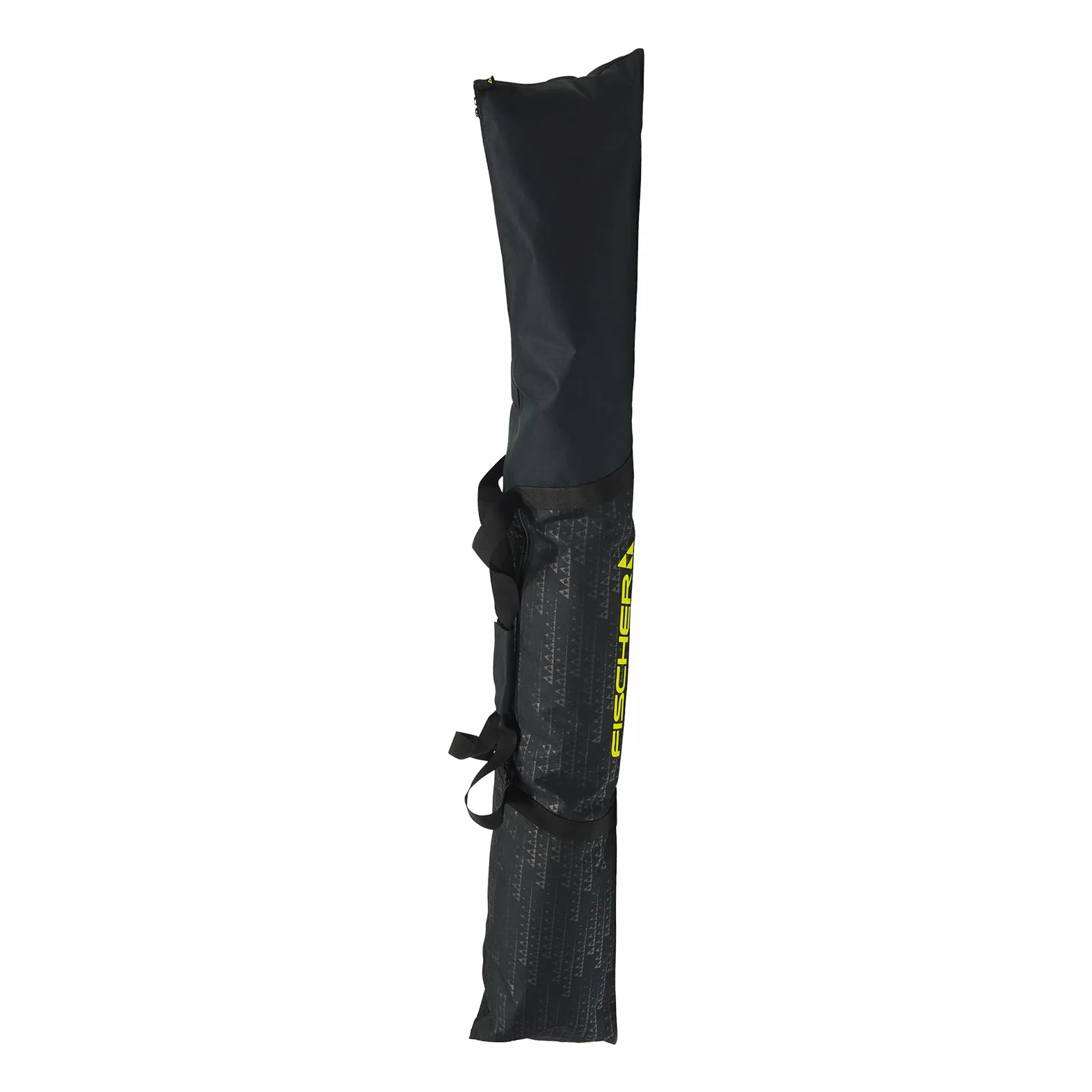 Fischer Skicase ECO Alpine Sac de transport compact pliable pour ski avec double fermeture éclair Noir/jaune