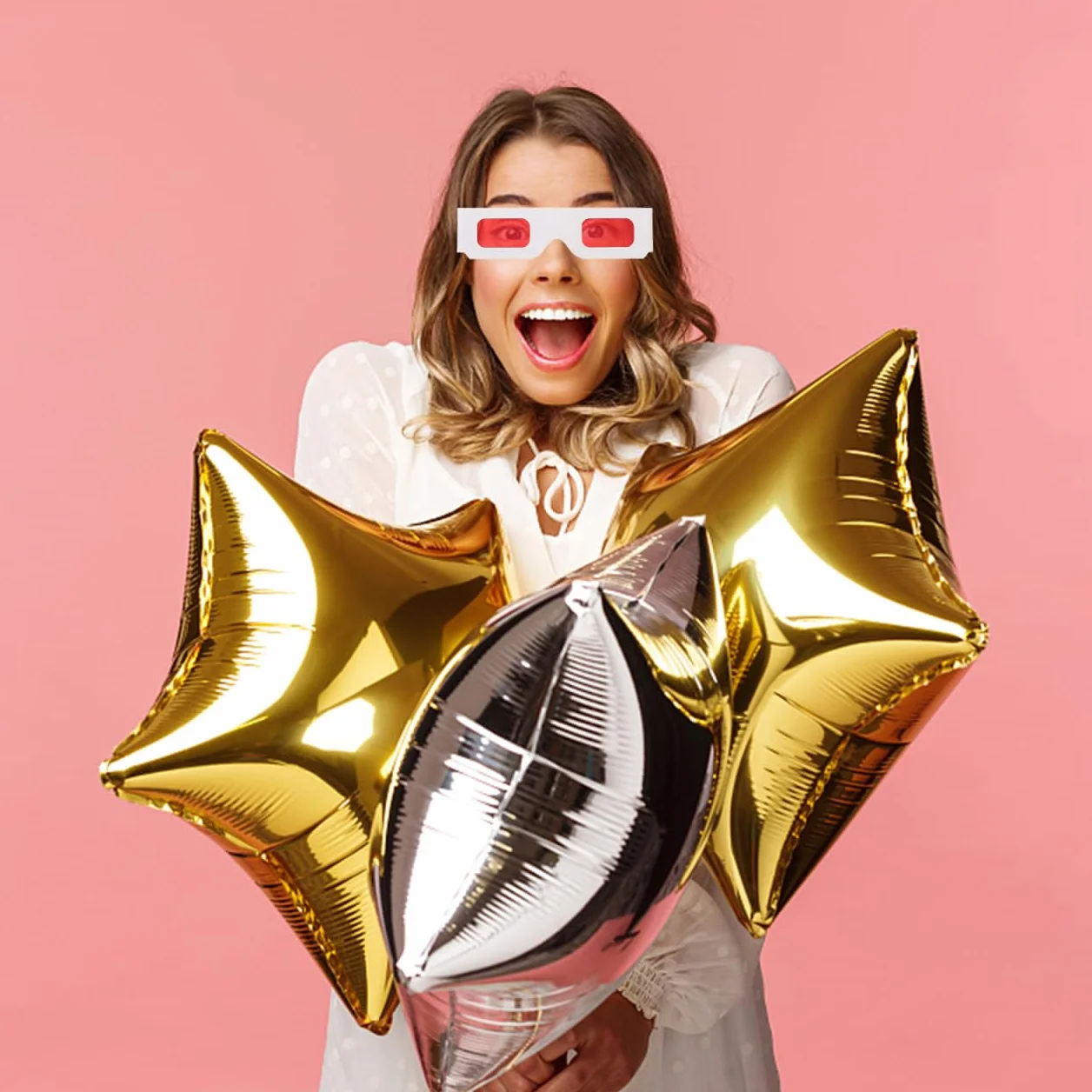 minkissy Lunettes Rouges Enfants 3D 50 Pièces pour Films À Domicile Cadeaux Saint-Valentin Fête Arc-en-Ciel Fournitures Anniversaire Et Récompenses Classe