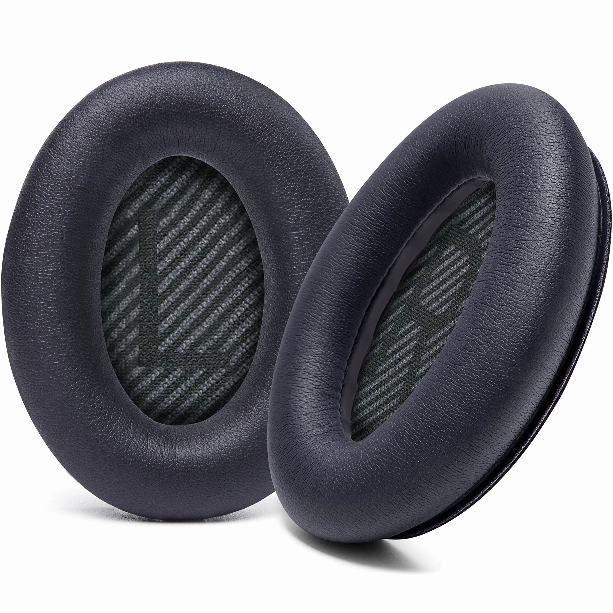 Bose QC35 QC35ii Coussinets Oreillette Cuir Souple Mousse Mémoire de Forme Noir Wicked Cushions
