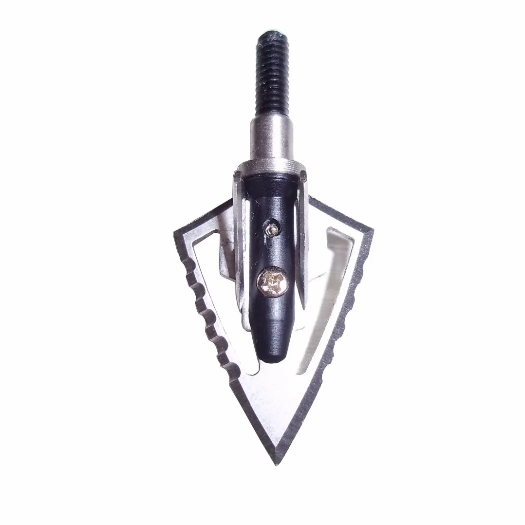 Flèches Tir à l'Arc 100 Grain Broadheads Pointes de Chasse pour Arc