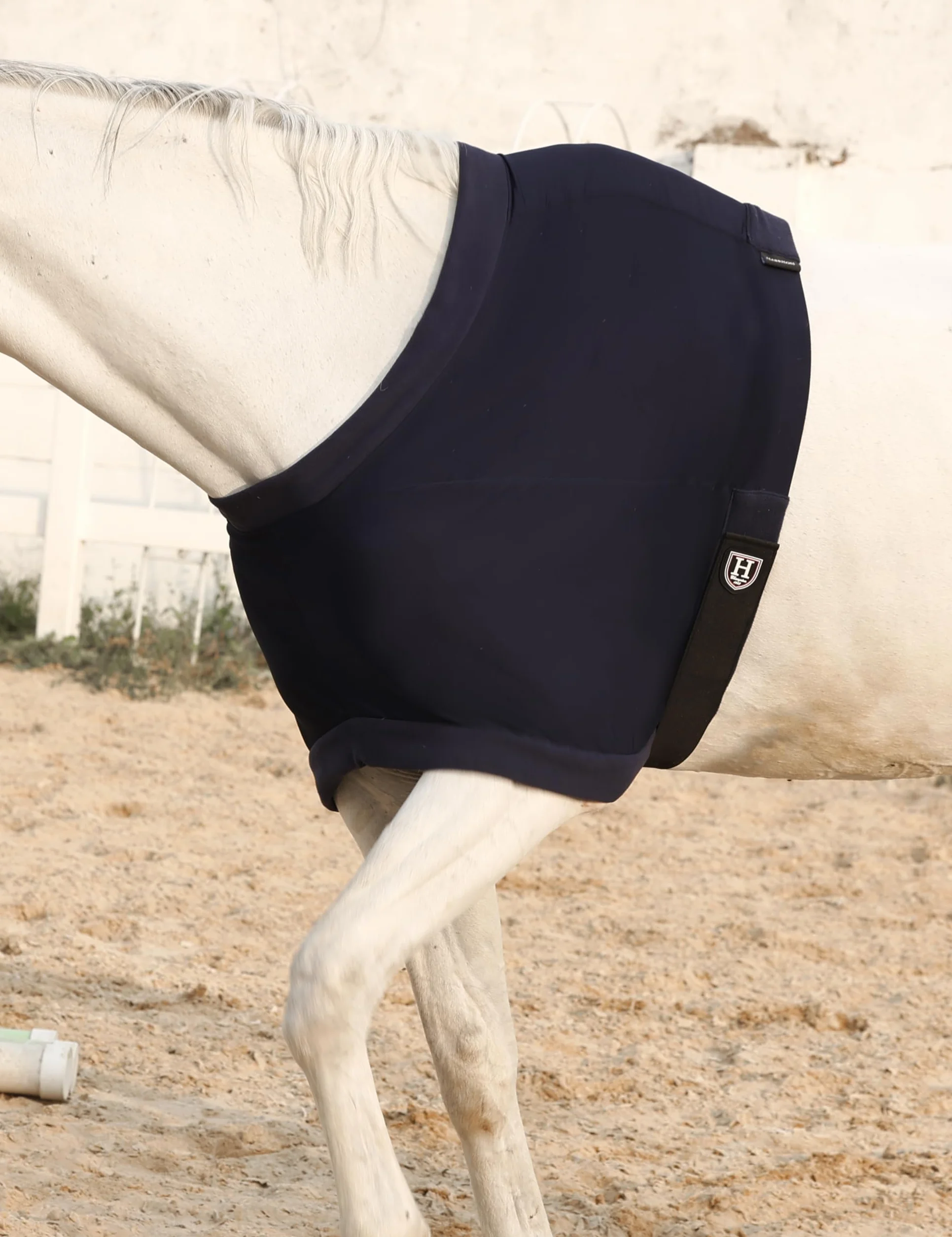 Harrison Howard Épaulière épaisse extensible doublure polaire confort anti-frottements Bleu marine L