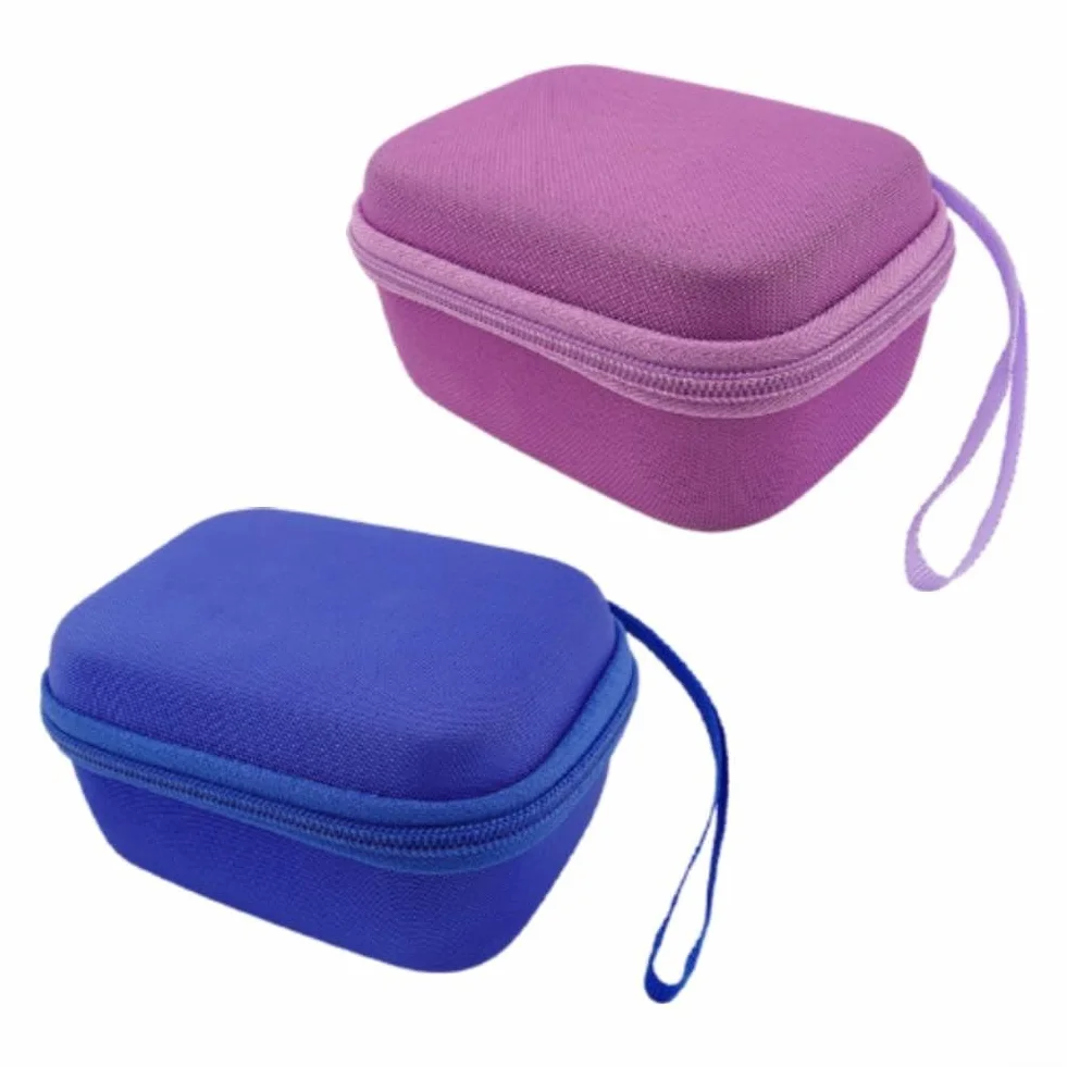 Yoto Mini étui de voyage compact en EVA pour livres audio, design léger pour enfants (bleu)