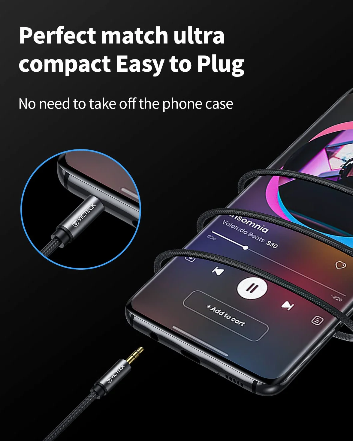 Rallonge Jack Audio 5M, Nylon Tressé Jack Stéréo Câble 3.5mm Mâle vers Femelle d'extension câble pour Casque iPhone Samsung Ecouteurs Haut-parleurs Tablettes PC Lecteurs MP3 et Plus
