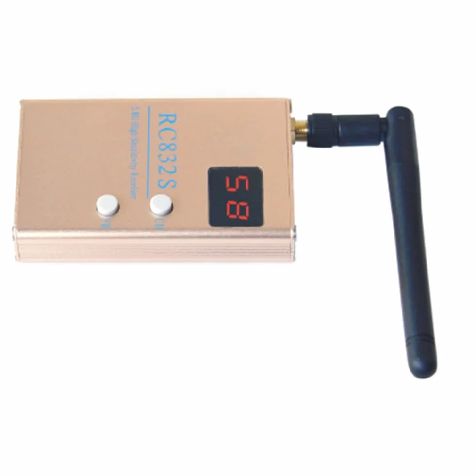 FPV RC832 RC832H Récepteur Récepteur 5,8 G 48 CH 600 MW Photographie Aérienne 5,8 GHz AV avec Câbles A/V et d'alimentation