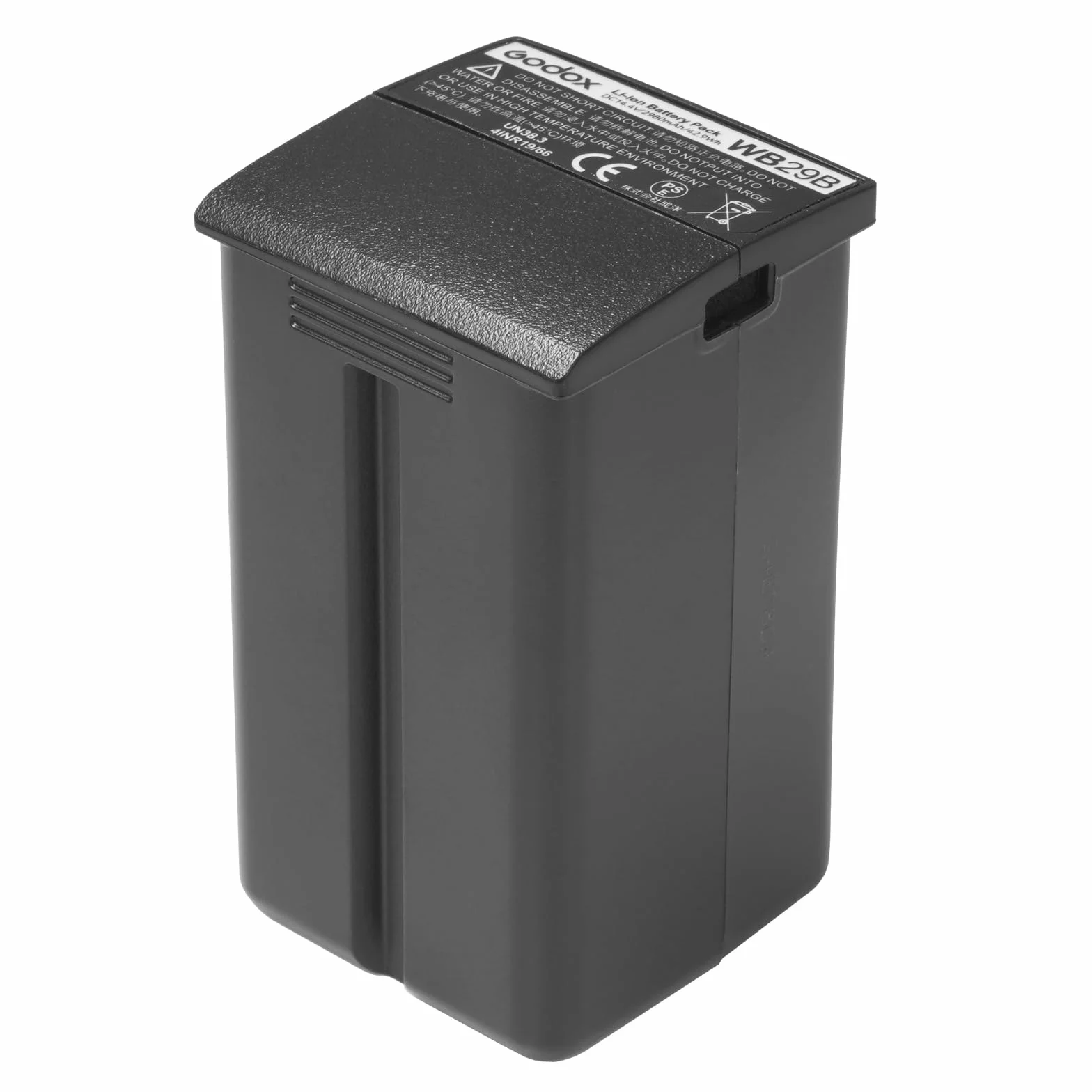 Godox WB29A Batterie, WB29B Batterie, 2900mAh WB29 Batterie au Lithium pour Godox AD200 AD200Pro, Batterie de AD200 Pro