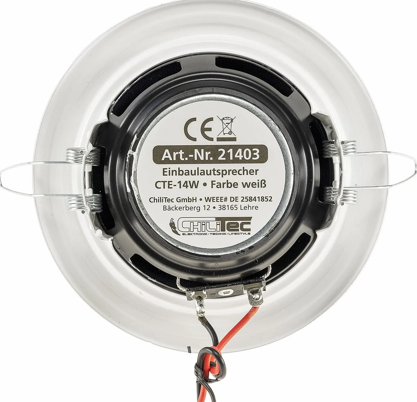 Haut-parleur de plafond 60W 135mm rond blanc haut-parleur intégré pour bureau cuisine salon home cinéma