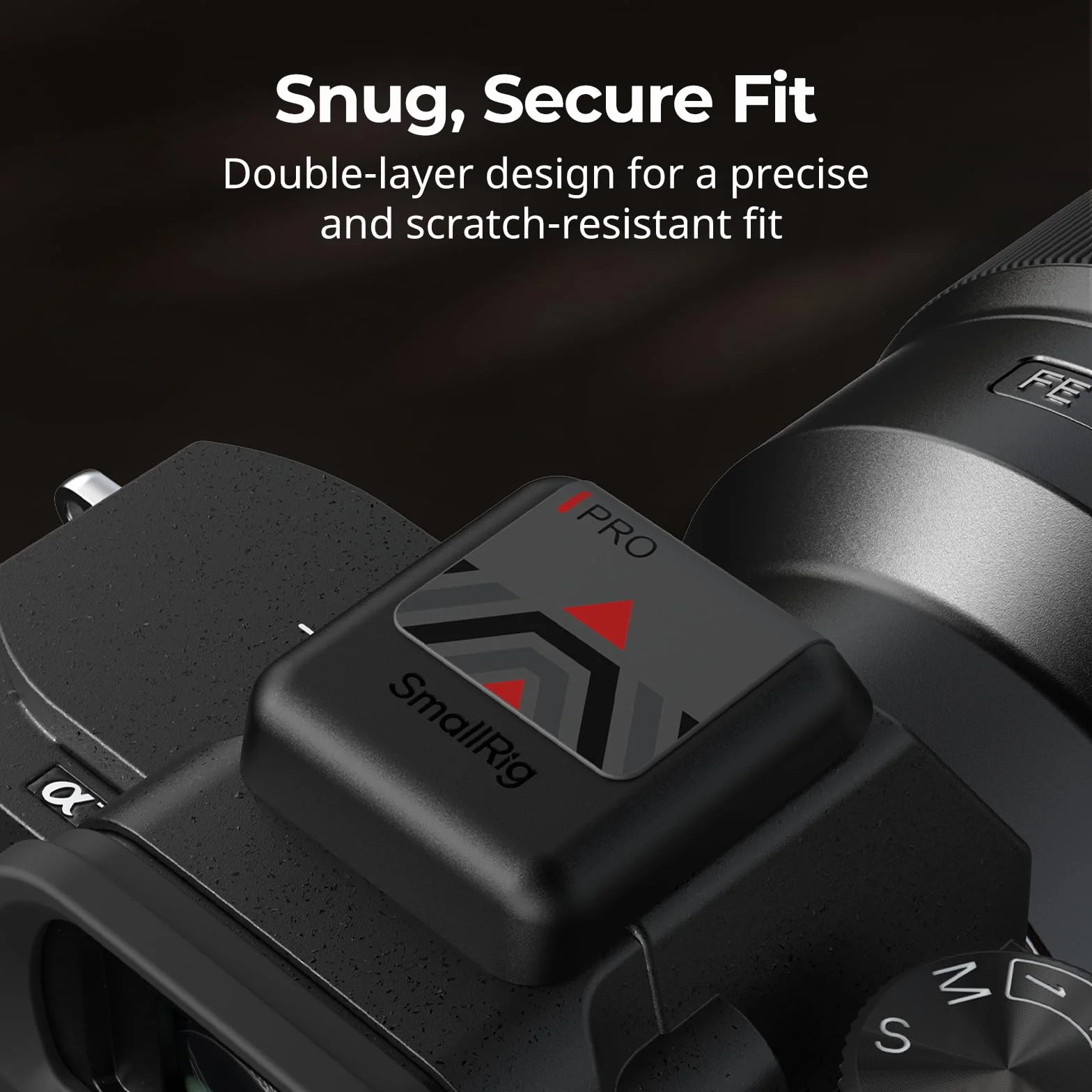 SMALLRIG Lot de 2 Protections pour Griffe Flash, Capuchons de Protection pour Sony A1 / A1 II / A9 III / A7 IV / A7 V / A7R V / A7S III / A7R IV, noir - 5494