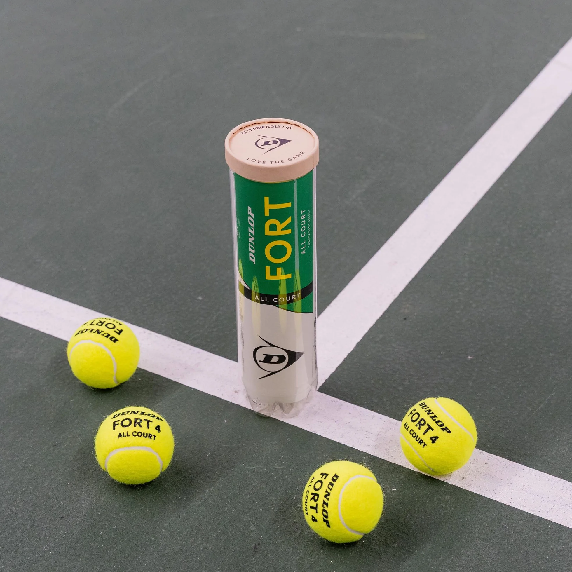 DUNLOP Balle de Tennis Fort All Court TS pour Sable Terrain Dur Gazon