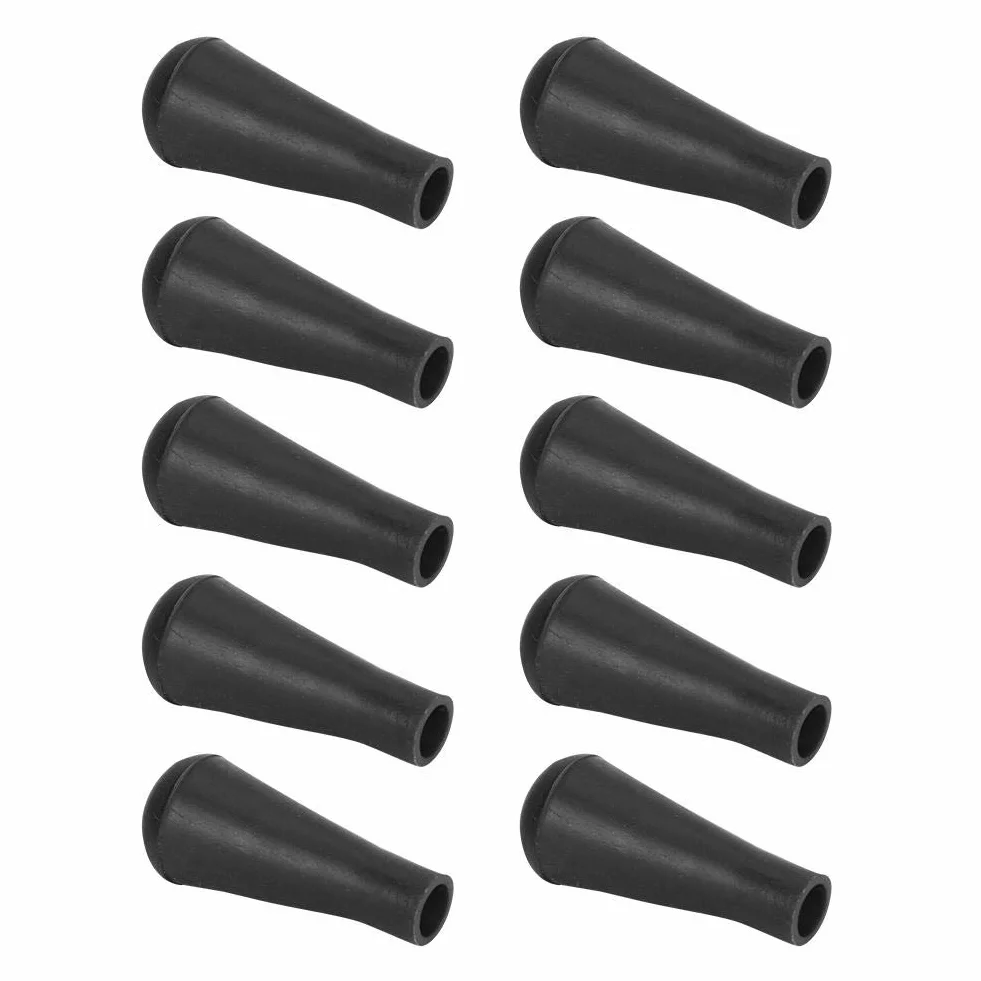 Broadhead de Remplacement Pointe de Flèche Tir à l'Arc Caoutchouc Souple 10PCS 8mm Noir