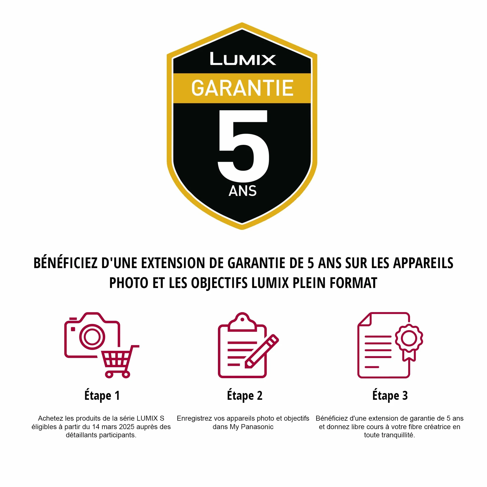 Panasonic Lumix S 24-60mm F2.8 Objectif Plein Format S-R2460 Grand Angle Tropicalisé Noir Monture L