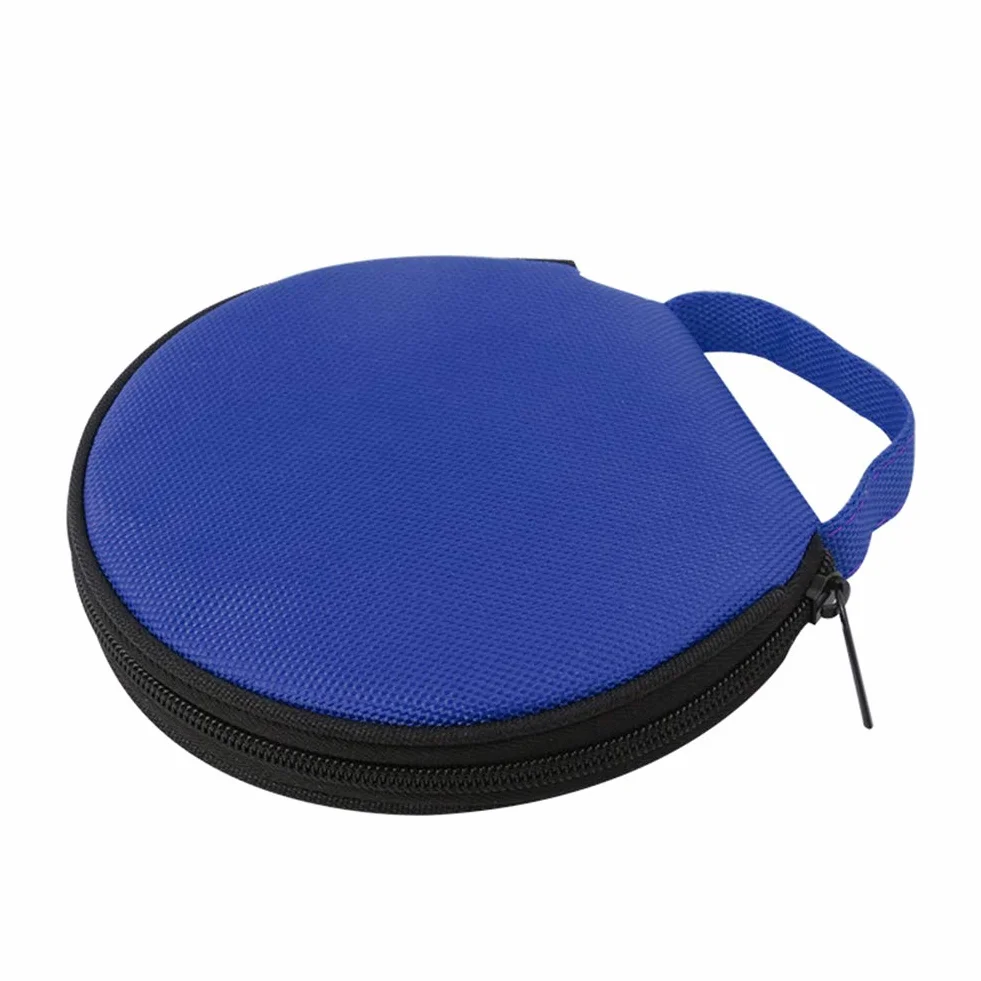 Sac de rangement portable pour lecteur CD et DVD - Capacité : 20 CD - Sac de rangement en Oxford - Pour la maison, la voiture - Diamètre : 16 cm