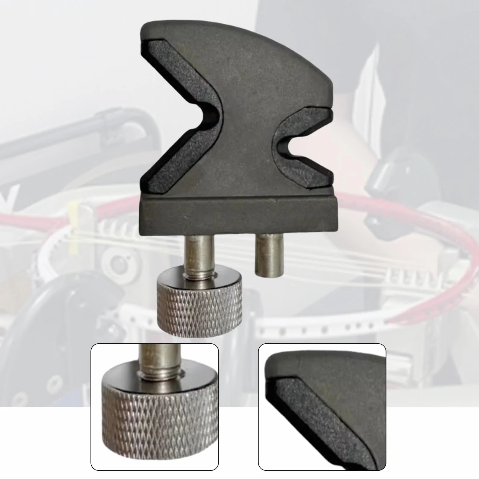 Perfeclan Pince en U en métal, Accessoire de Remplacement pour Machine à Corder Raquettes de Tennis