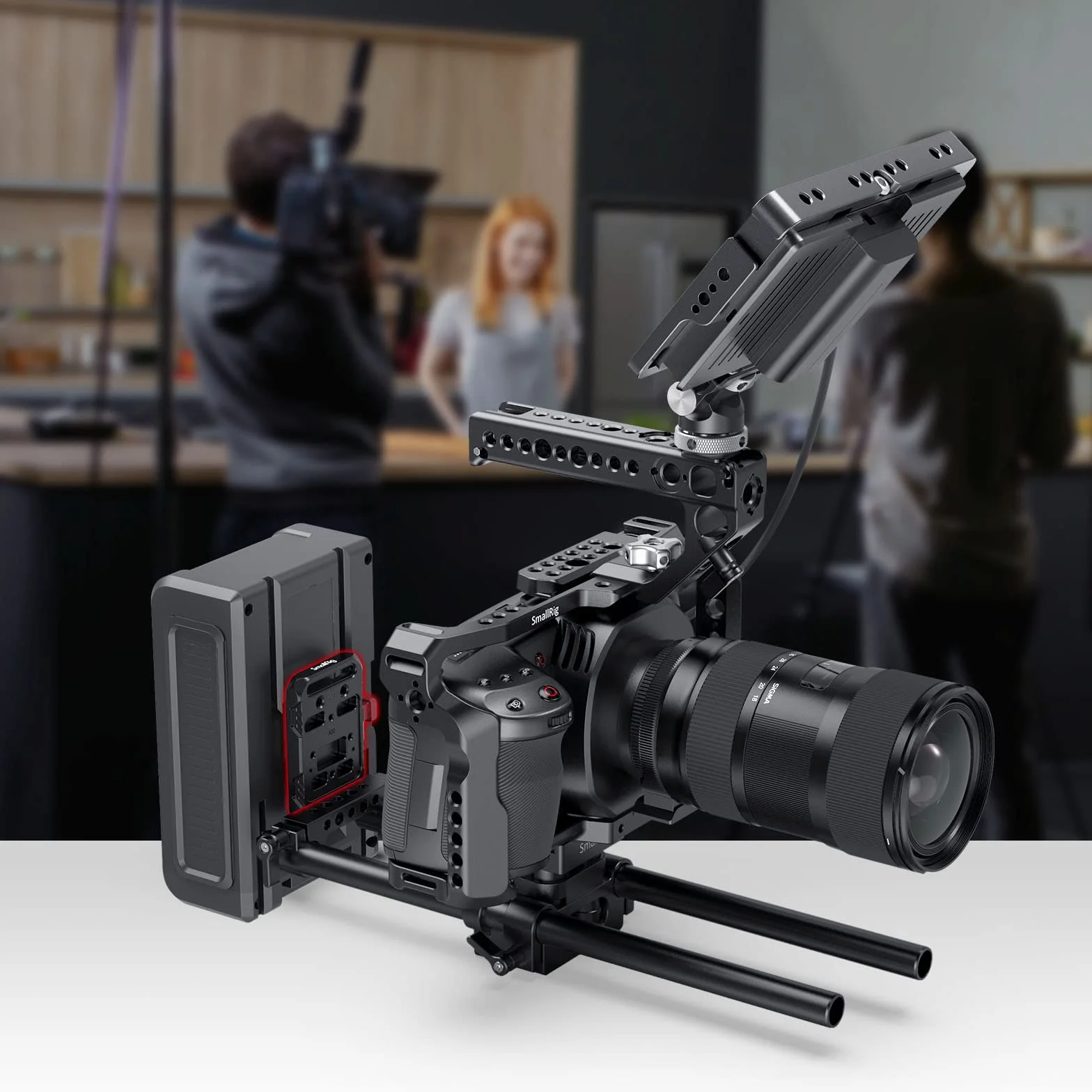 SMALLRIG Mini V Mount Plaque de Batterie - 2987
