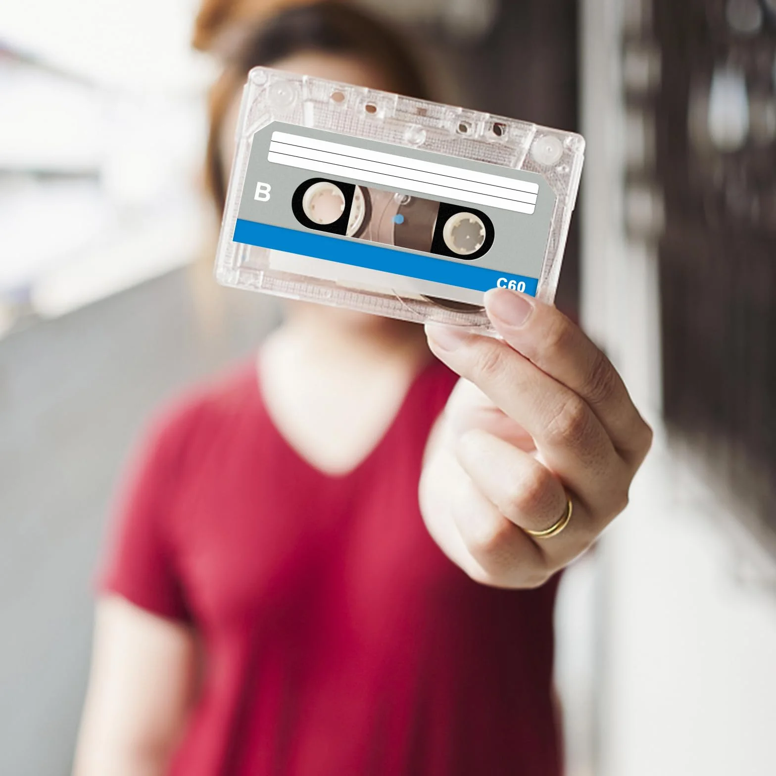 Cassettes audio 60 min vides, lot de 10, faible bruit pour enregistrement