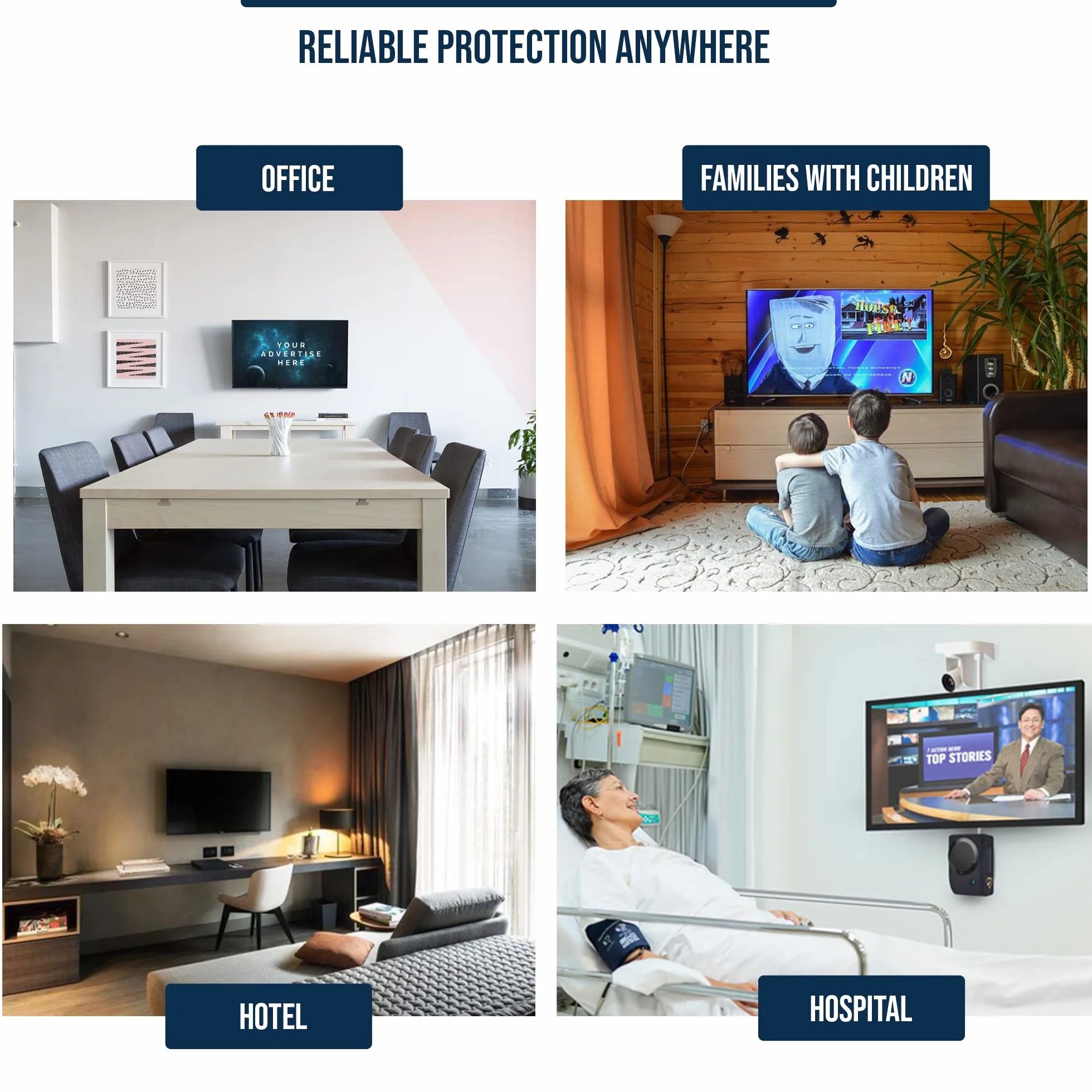 LEYF Protection d'écran TV 82" (32") – Film de protection pour écran LCD, LED, OLED 4K et QLED HDTV