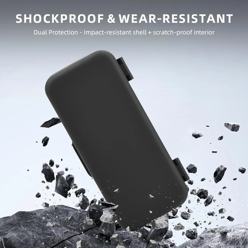 JOYSOG Étui de rangement pour filtre de poche 3, coque rigide pour filtre d'objectif d'appareil photo Pocket 3