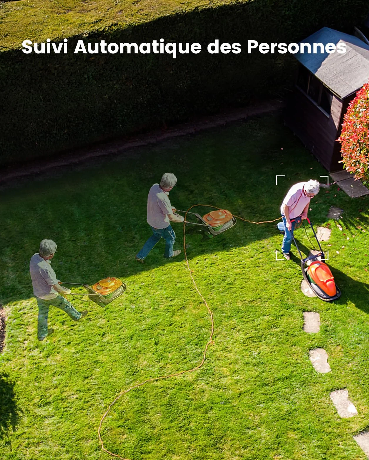 aosu 2K Camera Solaire WiFi Exterieur 3MP 360° Panoramique PTZ Suivi Automatique Vision Nocturne Alarme Audio Bidirectionnel