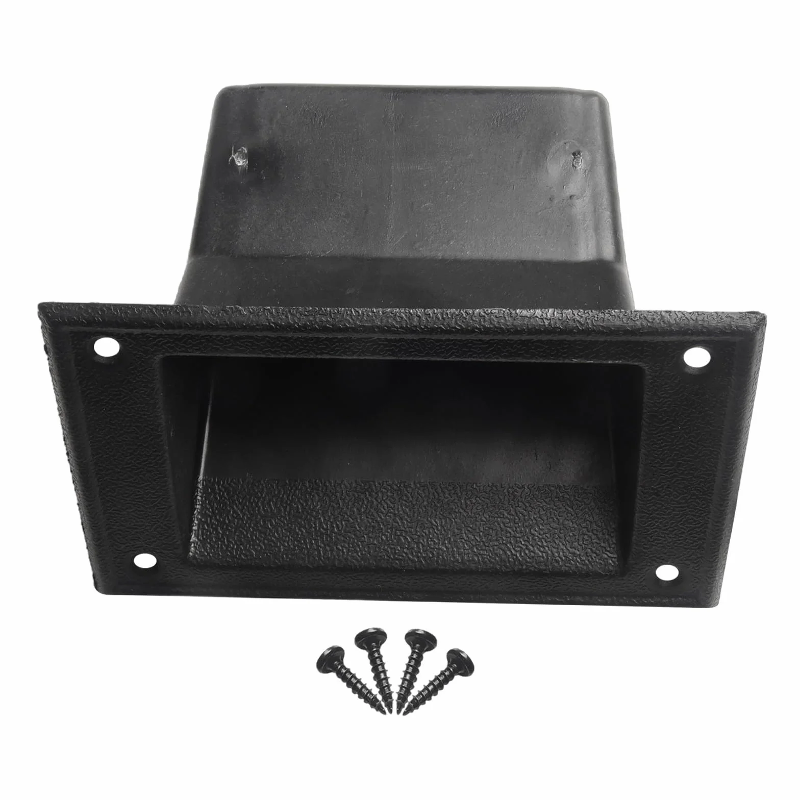 PS12981 Lot de 2 poignées de haut-parleur portables avec design encastré en plastique pour faciliter le transport et le montage sécurisé