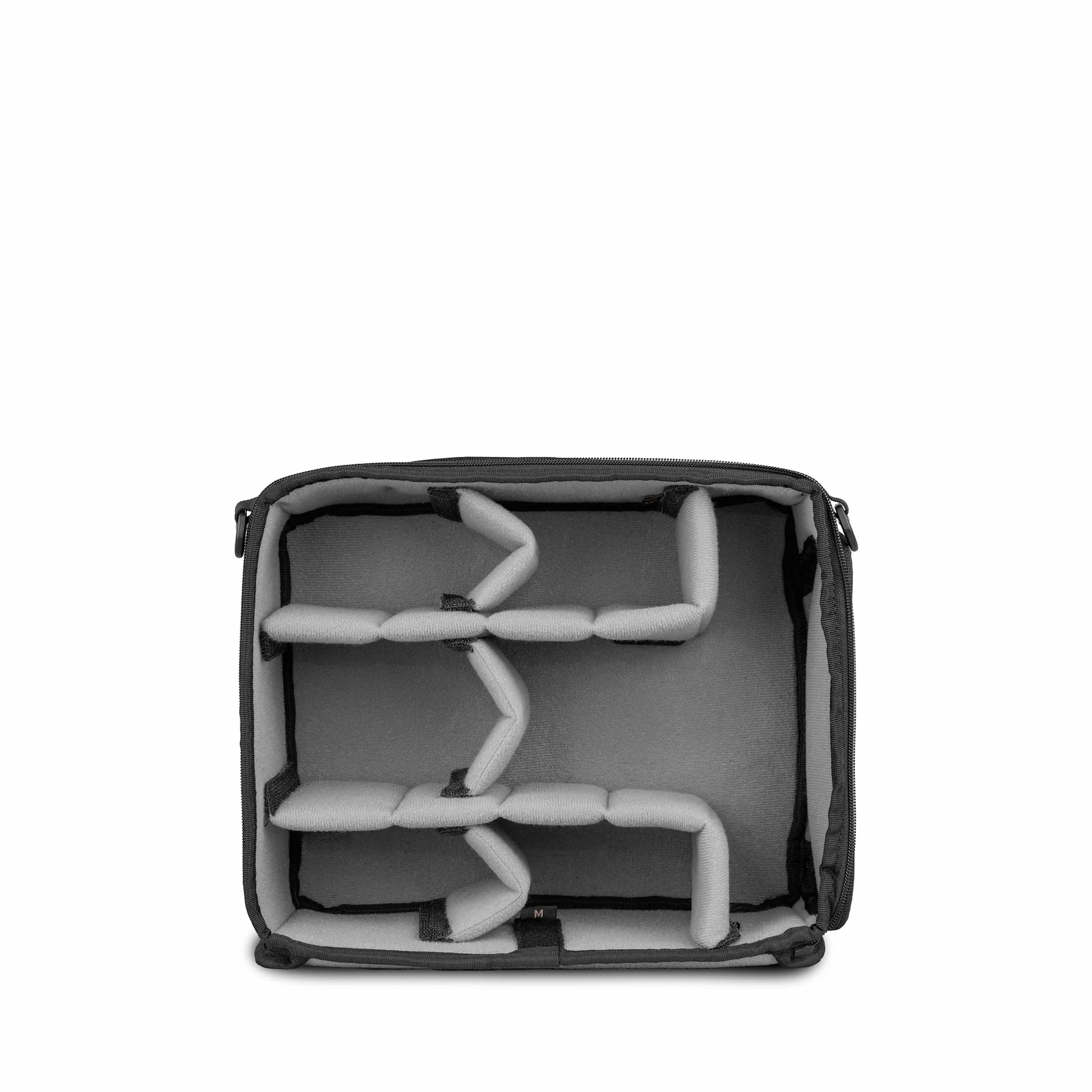 WANDRD Cubes pour appareil photo : organiseur résistant aux intempéries avec intérieur gris doux, séparateurs modulaires et accès latéral rapide, Noir , Essential Plus V2, Cube pour appareil photo