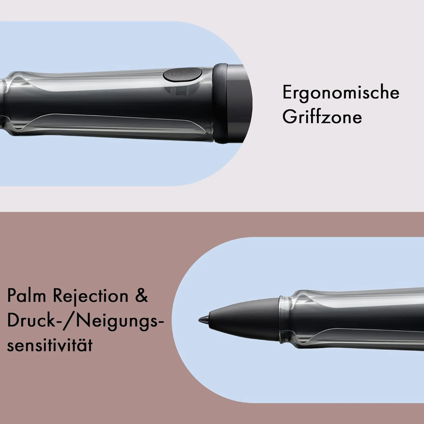 Lamy AL-Star EMR Stylet pour écran Tactile et Stylet Lamy LX EMR, étui Vide, Stylet numérique pour tablettes, Smartphones et Ordinateurs Portables, Pointes de Contact Pom interchangeables, sans Piles
