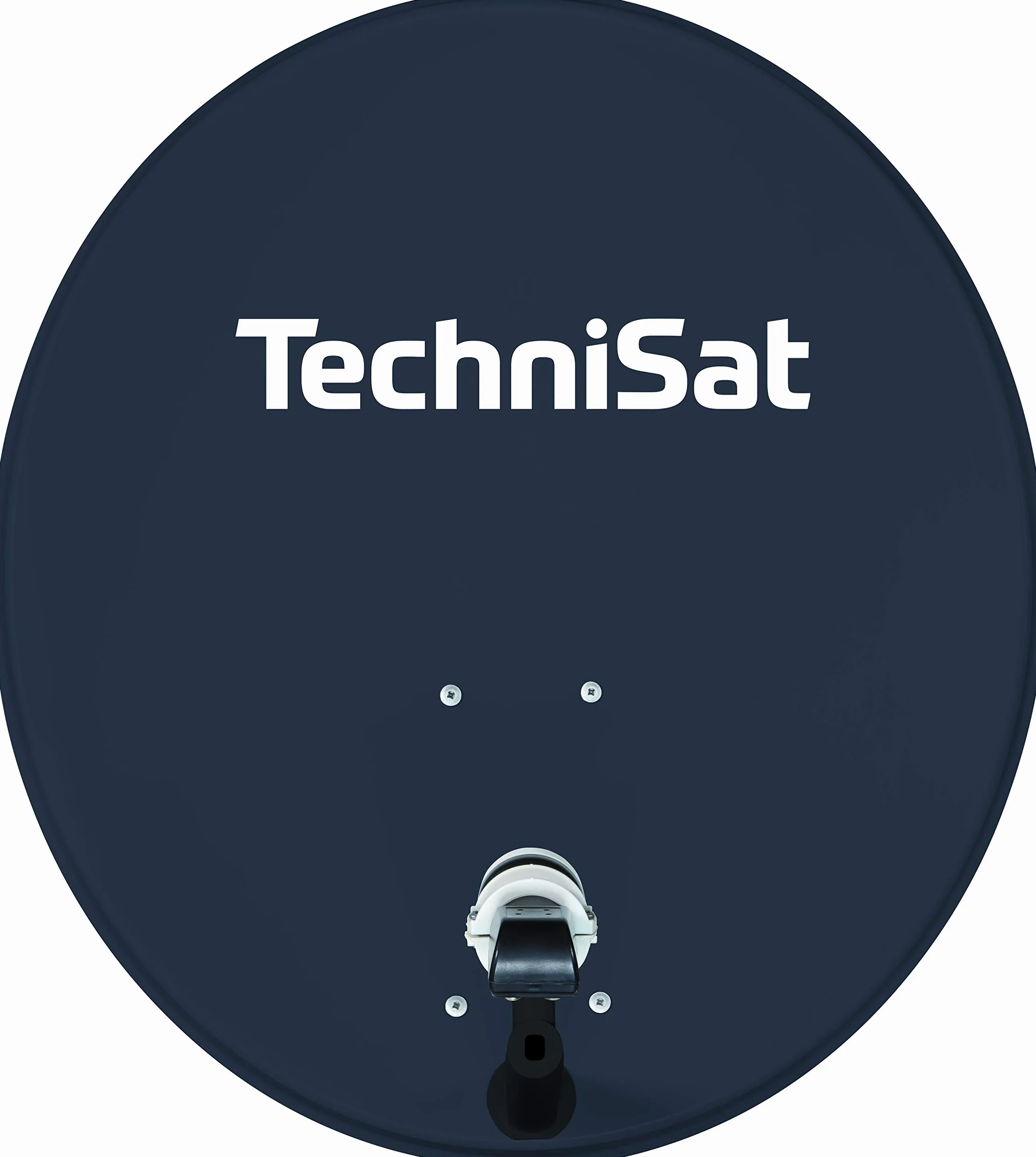TechniSat TECHNITENNE 70 Parabole Satellite pour 4 participants (système Satellite numérique de 70 cm, kit Complet d'antenne avec Support de mât et LNB Quattro-Switch) Anthracite