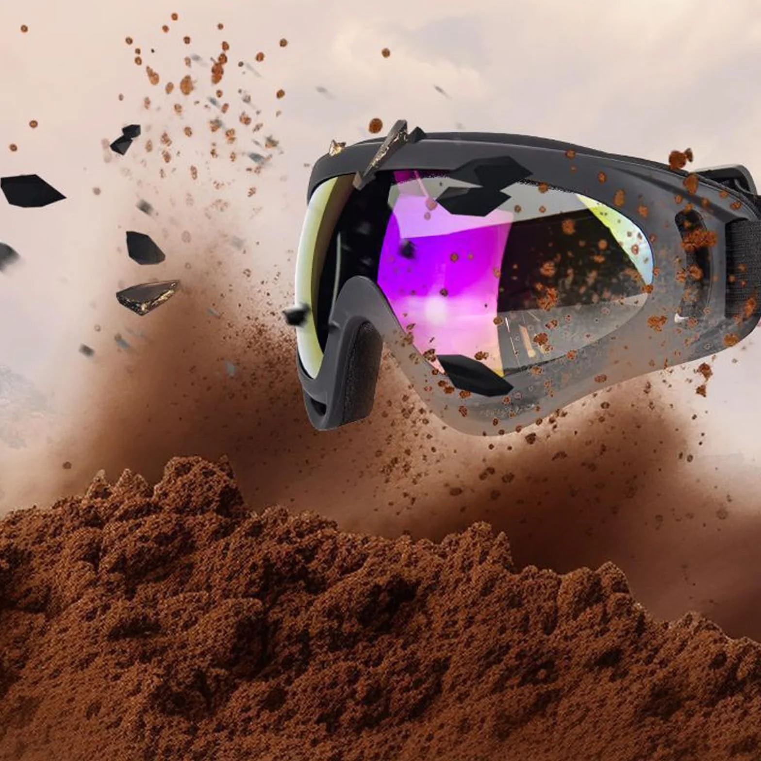 Lunettes de protection anti-vent anti-sable extérieur